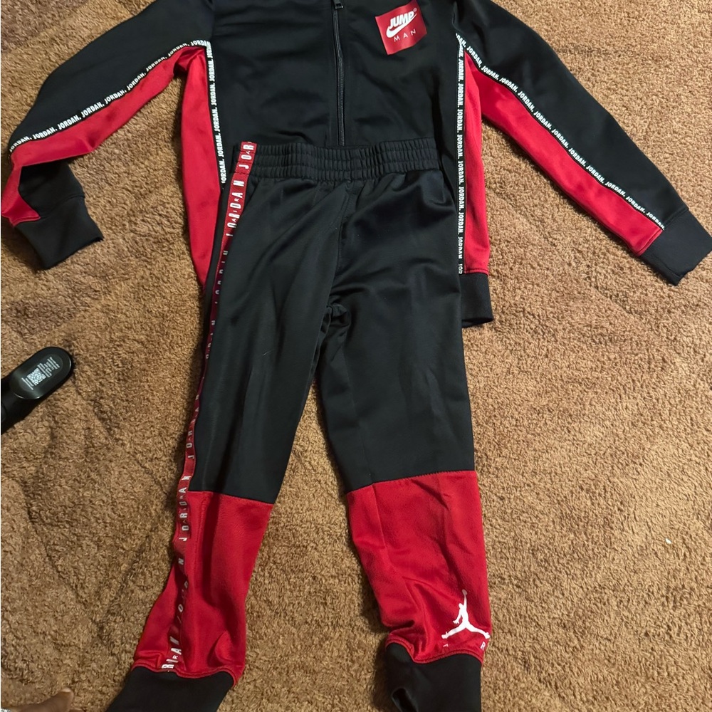 Nike Kids Black and Red One Piece